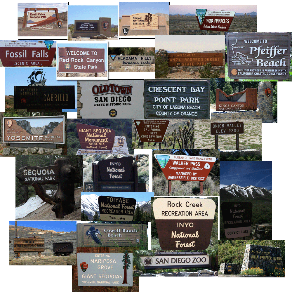 Calif Entrance Signs